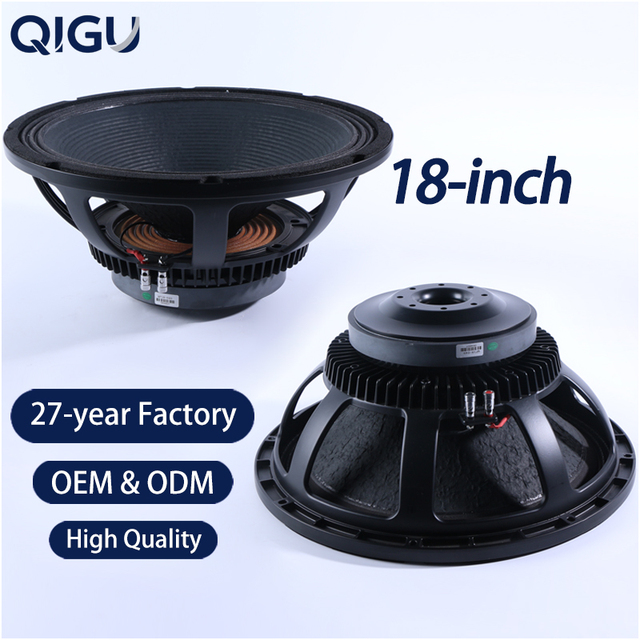 bQP18-049 18inch loudspeakers 100mm voice coil 220mm ferrite magnet subwoofer professional audio sound system midbass woofer