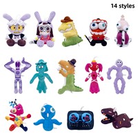 Nouveauté : adorable peluche Cyber Clown du Cirque Numérique, super douce, avec rembourrage en coton PP, en stock