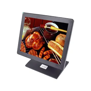 Factory 15 Inch Pos machine LCD TFT Touchscreen Full Flat Hd Panel Capacitive Touch Screen cash register display Monitor