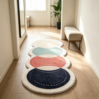 Tapis de couloir long antidérapant, tapis de sol doux lavable, tapis décoratif pour chambre à coucher, chevet, entrée, décoration intérieure