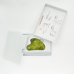 Vente flash - Outils de soin de la peau - Rouleau de massage facial en jade naturel - Masseur facial - Product Image 2