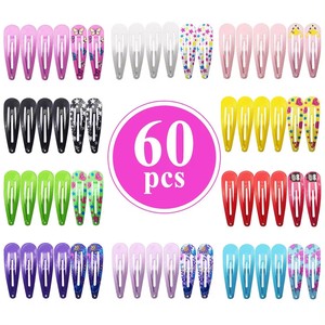 100 pièces mignon couleur bonbon épingles à cheveux <span class=keywords><strong>cadeau</strong></span> <span class=keywords><strong>de</strong></span> fête d'anniversaire Barrettes en métal Snap pinces à cheveux <span class=keywords><strong>pour</strong></span> filles enfants adolescents femmes - Product Image 6