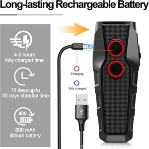 เครื่องฝึกสุนัขแบบอัลตราโซนิก ป้องกันการเห่า ชาร์จผ่าน USB พกพาสะดวก อเนกประสงค์ สำหรับการฝึกสุนัข - Product Image 4