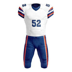 Uniforme de Fútbol Americano Personalizado con Sublimación, Transpirable, 100% Poliéster, Unisex, Servicio OEM, Sin Costuras - Product Image 1