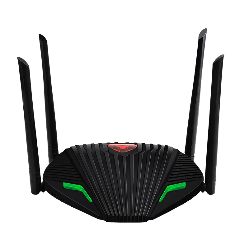2.4Ghz 5Ghz Dual Band Wireless Routers Gigabit Port with External 4 X 5dBi Antenna 1200Mbps Wireless Router