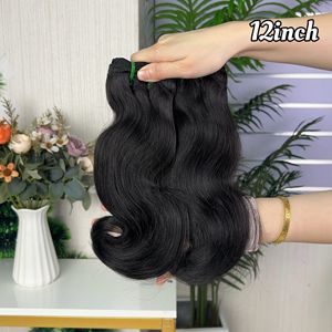 <b>Body</b> <b>Wave</b> Indian Remy Hair Extension Machine Double Weft Human Hair - Product Image 5