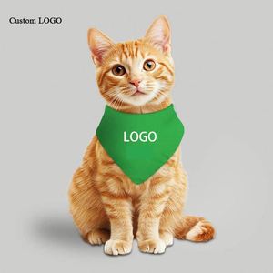 Bandanas pour animaux de compagnie écologiques OEM avec impression numérique - Logo personnalisé, élégants pour chiens et chats - Product Image 1
