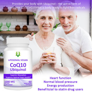 CoQ10ยูบิควิโนลแบบนิ่มสำหรับปรับแต่งฟังก์ชันหัวใจพลังงานเซลลูลาร์เทคโนโลยีไลโปโซมาตามธรรมชาติ - Product Image 3