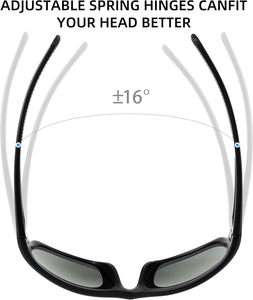 Gafas de Sol Flotantes Unisex para Adultos, Nuevas Gafas Deportivas Polarizadas con Lentes Plateadas, Doradas, Verdes y Marrones - Product Image 2