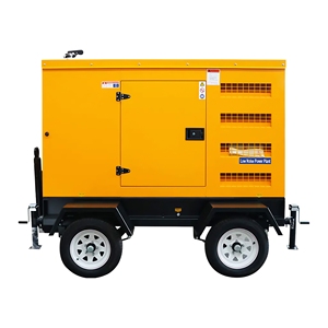 信頼性の高い150kw-220kw静音ディーゼル天然ガス・ガソリン発電機、自動起動、オープンフレーム、ATS、60Hz、480V、トレーラー発電機 - Product Image 4