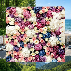 Customized Handmade Silk Photography <b>Backdrop</b> <b>Stand</b> Foldable Tension Fabric Display Wall Fashionable for <b>Wedding</b> Event - Product Image 4