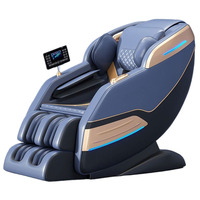 Fauteuil de massage intelligent 4D de luxe 2024 à gravité zéro, style moderne, massage des tissus profonds par inversion pour application corporelle