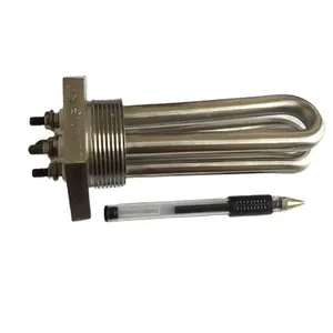 High Quality 4000W Electric Water Heater 110V SS304 Flanged Immersion Heater Flange Heating Tube Element