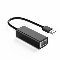 Adaptador Ethernet clásico USB 2.0 a RJ45, tarjeta de red con cable sin controlador de 100Mbps para conexión estable de computadora portátil de escritorio