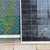 Panneau solaire flexible ultra-fin 100W sans perçage pour l'extérieur des camping-cars