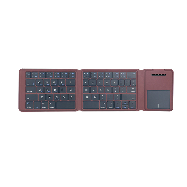 Foldable Wireless Keyboard Ergonomic Ultra Thin for Mobile Tablet Computer CE ROHS OEM Custom Color