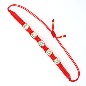 Cuentas de semilla de Miyuki perle hechas a mano con cuentas de cristal, pulsera ajustable tejida - Product Image 4