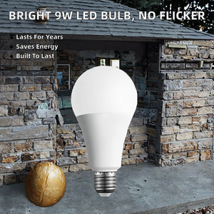 หลอดไฟ LED ฉุกเฉิน ขั้ว E26 ตัวเรือนอะลูมิเนียม ใช้ไฟ AC 220V 6500K แสงเดย์ไลท์ พร้อมสวิตช์ ได้รับมาตรฐาน CE ประหยัดพลังงาน CRI 80 ความสว่าง 720 ลูเมนส์ - Product Image 2