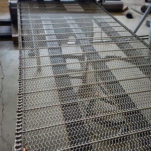 Saptırma ile özel yapılmış paslanmaz çelik galvanizli çelik zincir tahrikli Spiral tel örgülü konveyör - Product Image 2