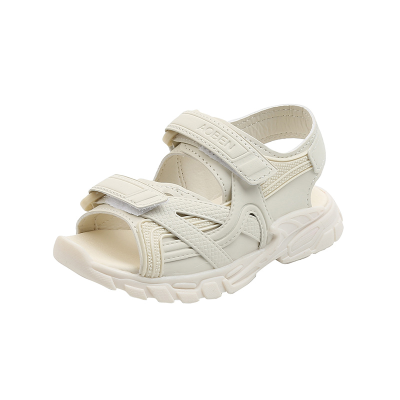 Новый дизайн, летние резиновые удобные пляжные детские сандалии высокого качества