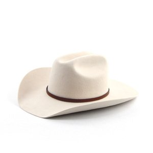 LiHua New Designer Wide Brim Wool Cowboy Hats Men Women Cheap Cowboy Hats For Sale