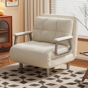 Canapé-lit en tissu velours pliable pour salon moderne, lit pliable minimaliste, fauteuil pour adultes, canapé-lit - Product Image 1