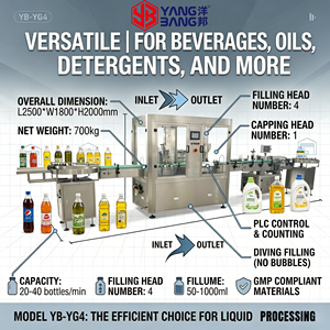 <span class=keywords><strong>Machine</strong></span> automatique de remplissage et de bouchage de liquides <span class=keywords><strong>pour</strong></span> boissons, sirops, huiles d'olive et liquides de soins quotidiens, fabriquée en acier inoxydable 304 - Product Image 4