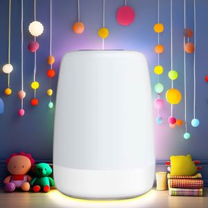 Portable USB Rechargeable Nursery Night <b>Light</b> with Touch Control ABS Material LED Source Battery Power Source - Product Image 3