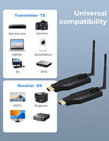 Extensor HDMI Inalámbrico 2.4G 5G, Kit Transmisor Plug and Play, 150m, Transmisión de Video, Monitor, TV Box para Laptop, con OTP