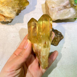 Gema Natural de alta calidad, cristales curativos, piedra rugosa, citrino ahumado, espécimen de cristal de racimo - Product Image 4