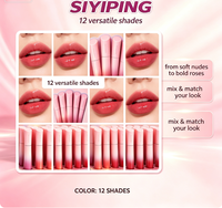 Huile à lèvres liquide magique en gros, 6 couleurs changeantes, contenant, rouge à lèvres végétalien, gloss hydratant, maquillage brillant pour les lèvres, vente en gros