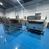 Machine à échaudage et à épluchage de poulets, machine à déplumer les volailles, capacité 10-15 poulets, prix compétitif
