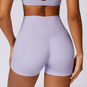 Yüksek bel Yoga pantolon tayt 2024 seksi kadınlar Yoga pantolon spor spor Yoga şort - Product Image 4