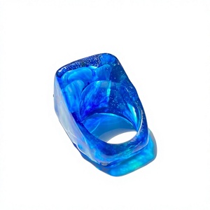 Handmade <b>Resin</b> <b>Ring</b> for Women Elegant Colorful Statement <b>Ring</b> Unique Fashion Jewelry Personalized Gift Accessory - Product Image 1
