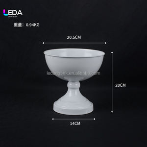 Expositor de Flores de Vidrio Blanco de Alta Calidad LEDA, Soporte de Exhibición para Mesa de Boda - Product Image 5