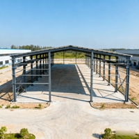 Estructura de Acero Personalizada Q355B, Estructura de Portal Prefabricada, Acero Estructural para Talleres, Almacenes y Edificios