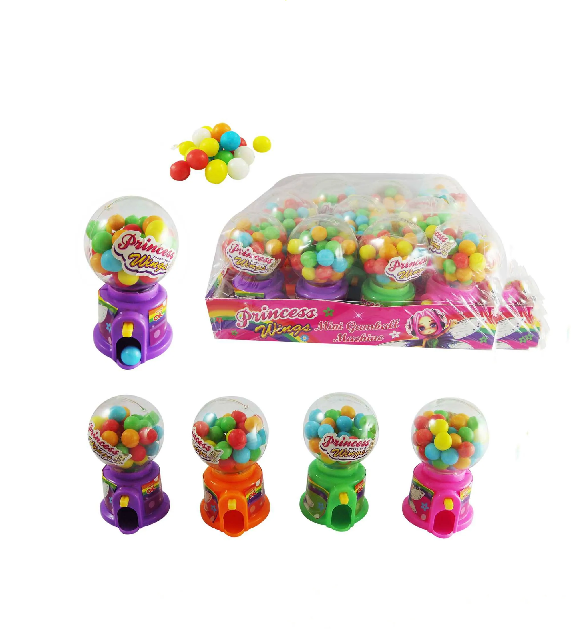 Oem kẹo bán buôn trẻ em sinh nhật đảng ủng hộ kẹo Đồ chơi máy bán hàng tự động Dispenser đồ chơi với kẹo