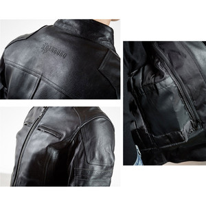 Chaqueta de cuero para mujer Carburo KRONOS Lady CE Negra 3XL - Product Image 4