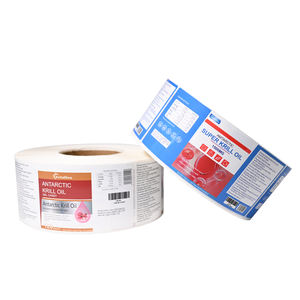 Tem nhãn tự dính chống thấm in logo tùy chỉnh, tem nhãn vinyl tùy chỉnh, in ép kim vàng, nhãn cuộn PVC, nhãn bao bì thực phẩm - Product Image 4