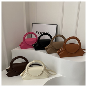 2024 Usine En Gros Solide Couleur Épaule Sacs À Main Light Lady Mode Sacs Lady Design - Product Image 3