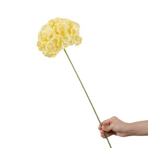 ดอกไฮเดรนเยียประดิษฐ์สีเหลืองส้มน้ำเงิน ก้านเดี่ยว ทำจากผ้าไหม สำหรับตกแต่งดอกไม้ประดับ จัดโต๊ะงานแต่งงาน - Product Image 5