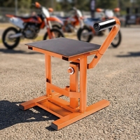 Plateforme élévatrice hydraulique à trois colonnes réglable et portable pour moto tout-terrain