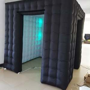 LED Cubo inflable Photo Booth Carpa Photo Booth Recinto para <span class=keywords><strong>la</strong></span> venta Blanco o Negro Signo personalizado - Product Image 2