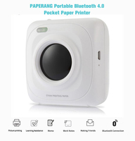 Impresora de Bolsillo PAPERANG P1 Mini, Impresora Térmica Inalámbrica BT, Impresora Móvil Portátil Compatible con Android, IOS, Windows y Mac
