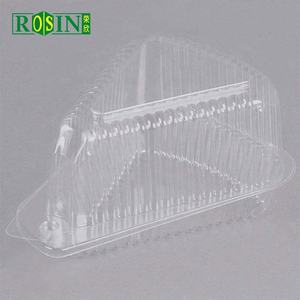 משולש ברור פלסטיק מאפה תיבת פרוסת מיני מוס עוגת תיבת יצרן - Product Image 2