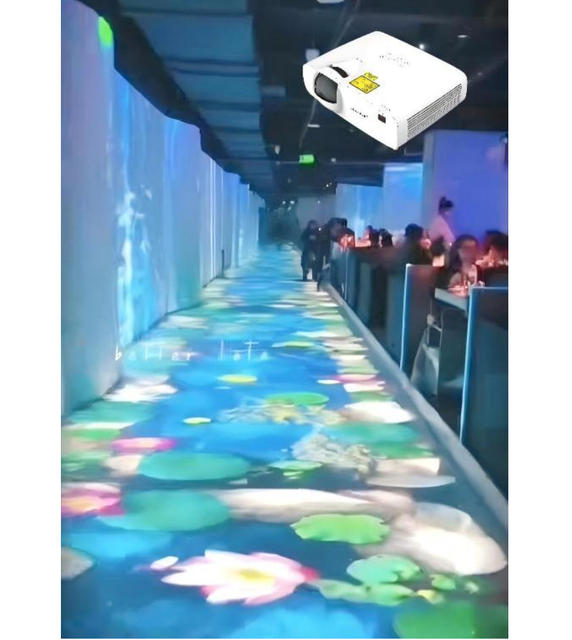CL500ST Ultra Short Throw 3LCD MCL Laser 1200P Immersive Projector  Professional Engineering Mapping Projector