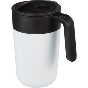 Tazza per bevande a doppia parete Nordia 400ml realizzata in materiale riciclato - Product Image 1