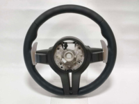 Volant sport noir en cuir de luxe à 3 branches pour F30 F20 F22 F23 X1 X3 X5 E90 M4 X6