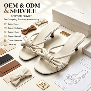 <span class=keywords><strong>Sandali</strong></span> con <span class=keywords><strong>Tacco</strong></span> Alto e Punta Quadrata Personalizzati, Fiocco Bianco e Cinturino Sottile, Colore Personalizzabile, Calzature da <span class=keywords><strong>Donna</strong></span> - Product Image 3