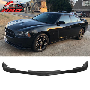 Compatible con Dodge Charger 11-14 RT SXT SE, Estilo IKON, Labio de Parachoques Delantero Sin Pintar - Accesorio Exterior de Poliuretano de Alta Calidad - Product Image 1